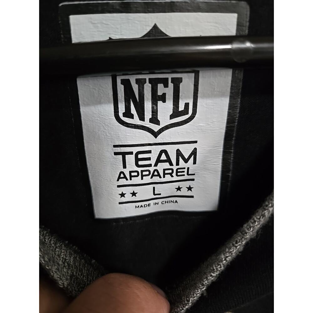 Jacksonville Jaguars Mens Large T Shirt NFL Football Logo Black Gray Team Appare - Picture 6 of 13